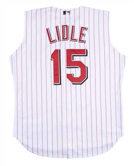 2004 Corey Lidle Game Used Cincinnati Reds Home Jersey Vest